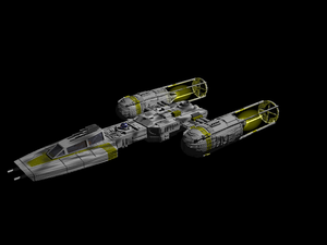 PovrayObjectStarwarsYWing.png